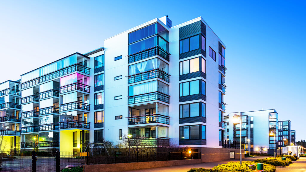 a luxury hotel just completed construction in chicagoland area